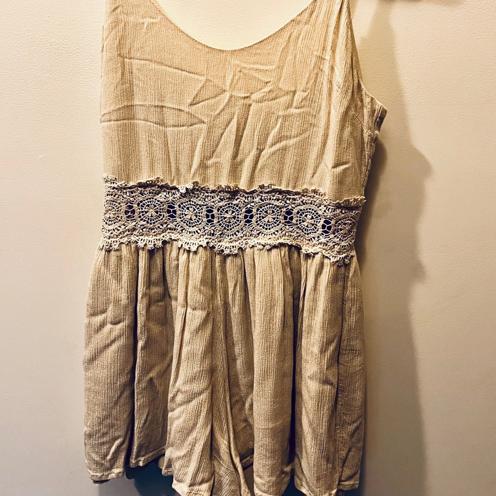 Beige Romper
